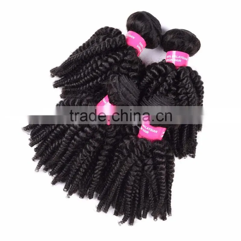 On Sale Virgin Malaysian afro kinky curl Human Hair Extension