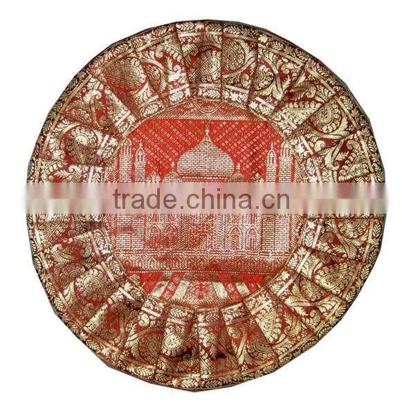 Throw Round Decor Cushion Covers , round jacquard cushion