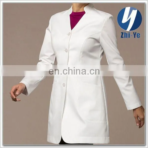 hospital use uniform white medical lab coat