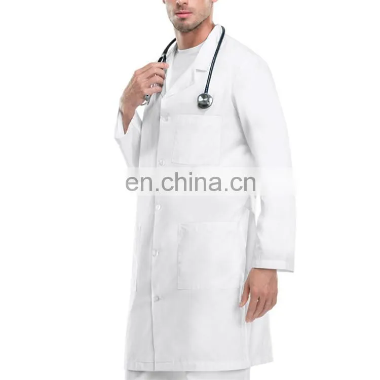 2017 Trending White Polyester Cotton Hospital uniform
