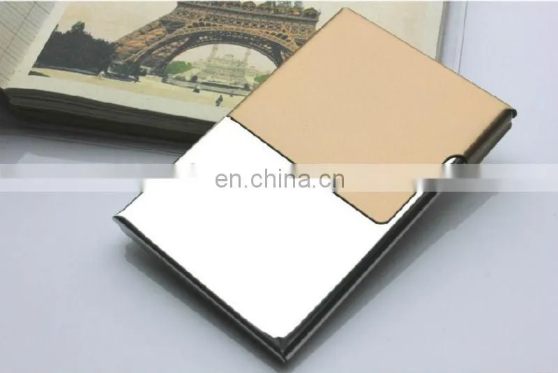 name card case with mirror polish