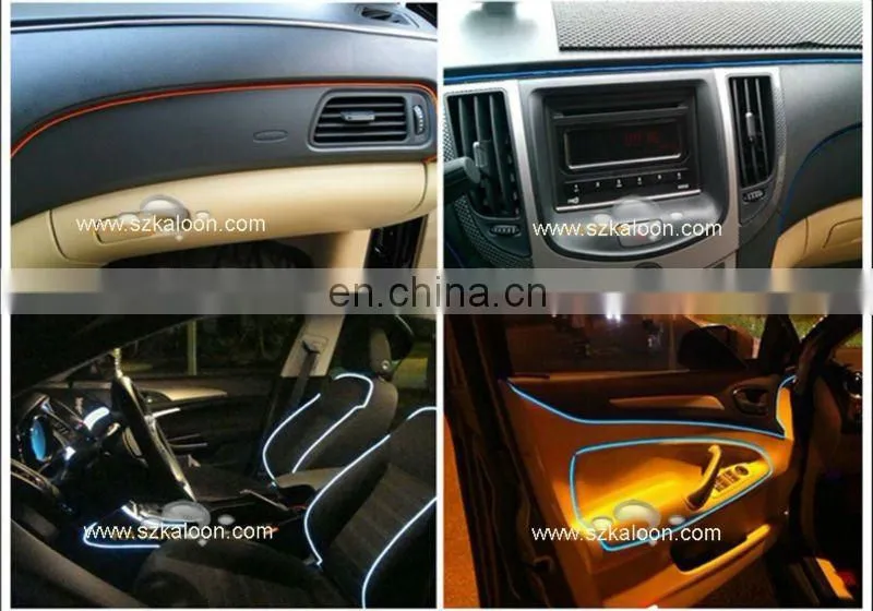 car decorative cold light el wire neon rope light