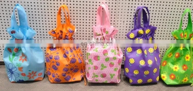 fashion non woven gift drawstring bag