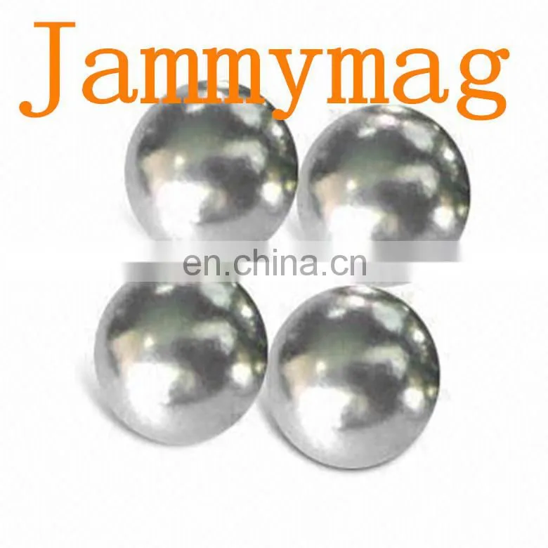 Gold plated spherical magnets