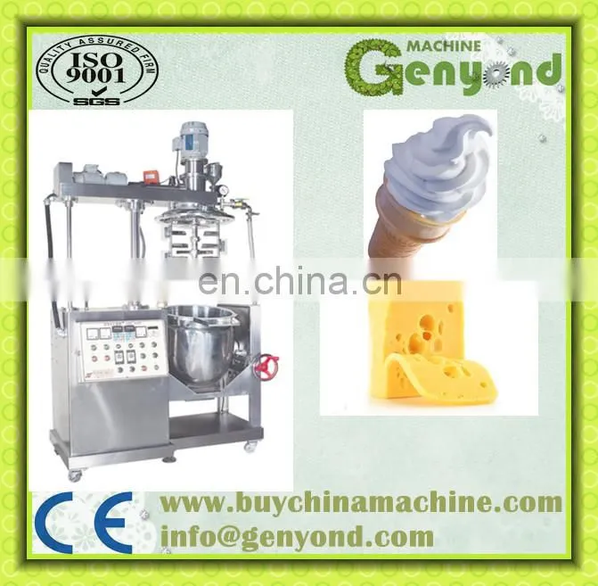 Industrial Vacuum Emulsion Blender for Cheese/Ice Cream/Salad Dressing