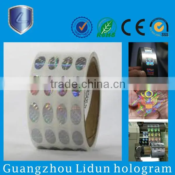 Newest sale custom cap 3d hologram sticker