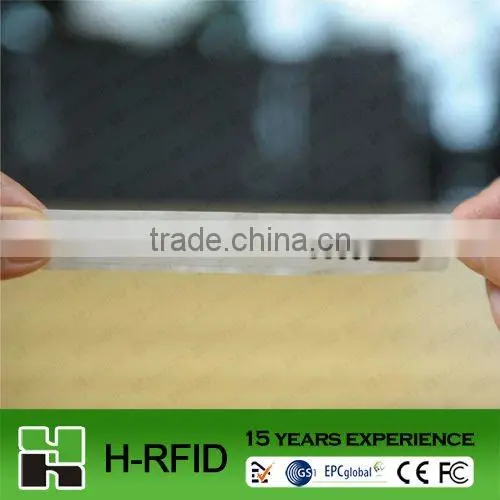 rfid paper tag with iso18000 6c for garment management-15 years factory accept paypal