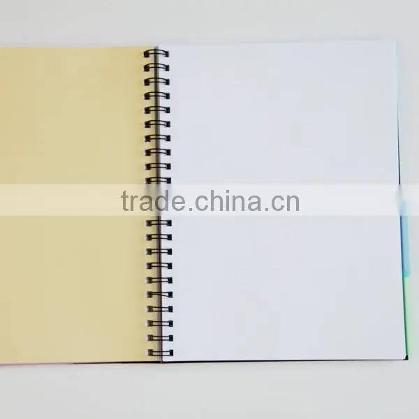 custom printing spiral notebook a4