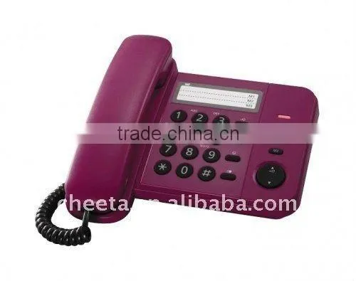 Brand style cute corded telephone with basic function