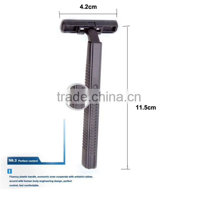 D207L twin blade Lube strip disposable razor
