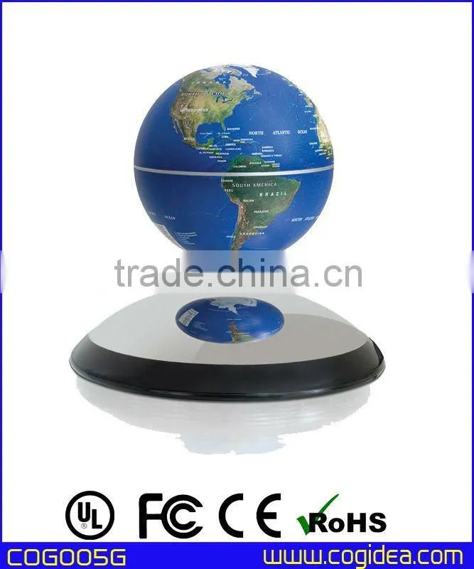 Perfect magnetic floating globe suspending globe spinning globe for gift