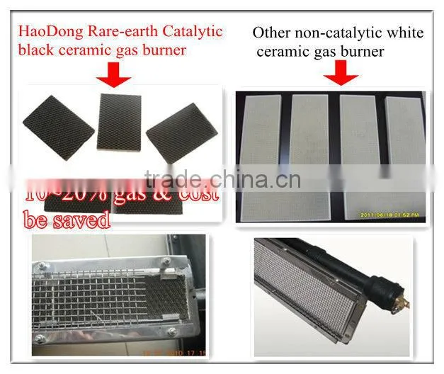 infrared honeycomb ceramic plate gas burner for BBQ grill (HD400)