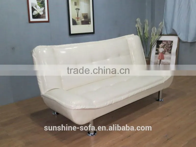Best Selling Product & Sofa Furniturte & Fashion White Color Folding Sofa Bed