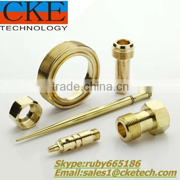Custom Precision Brass Turned Parts