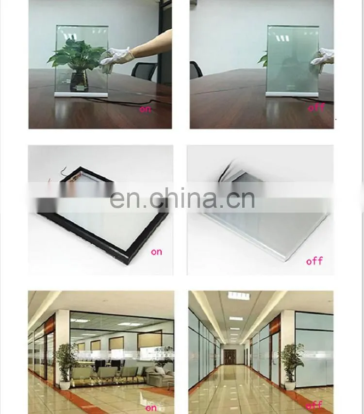 Privacy Film Price Tint Pdlc Electric Lock Door Led Panel Glasses Switchable Smart Glass