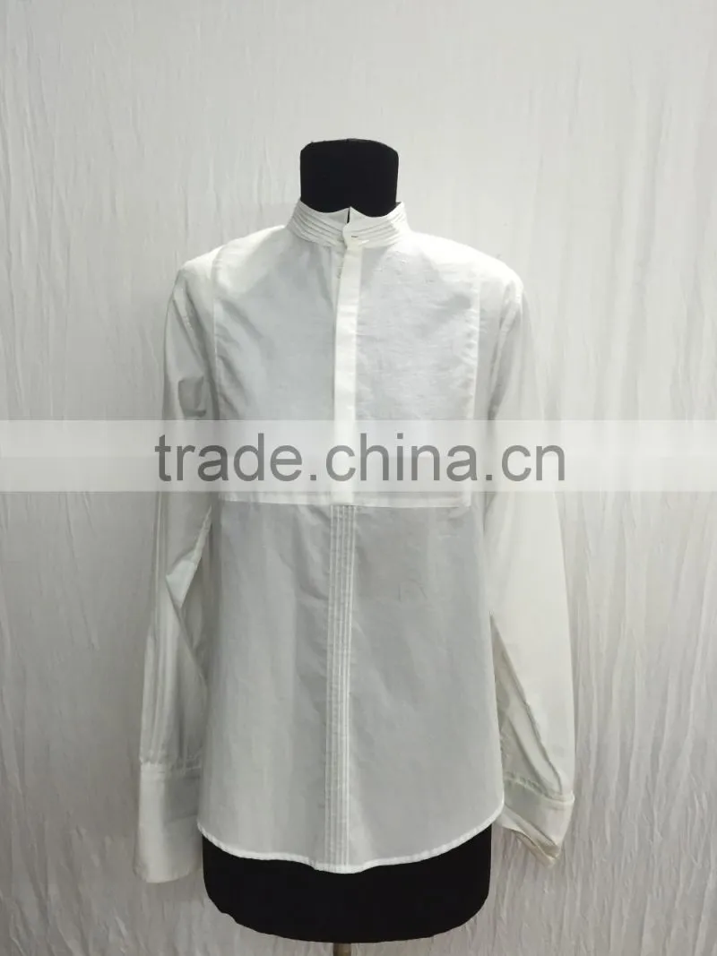 Woman cotton white shirt design