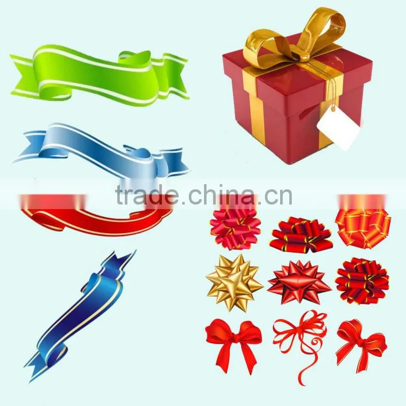 Metallic And Glossy Ribbon Bow