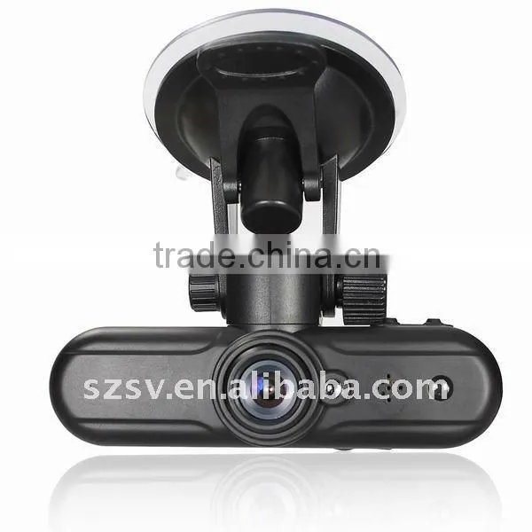 HD vehicle video recorder with laser positioning
