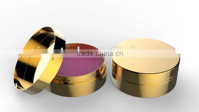 new arrival 5g 10g metal compressed powder container, eyeshadow aluminum jar