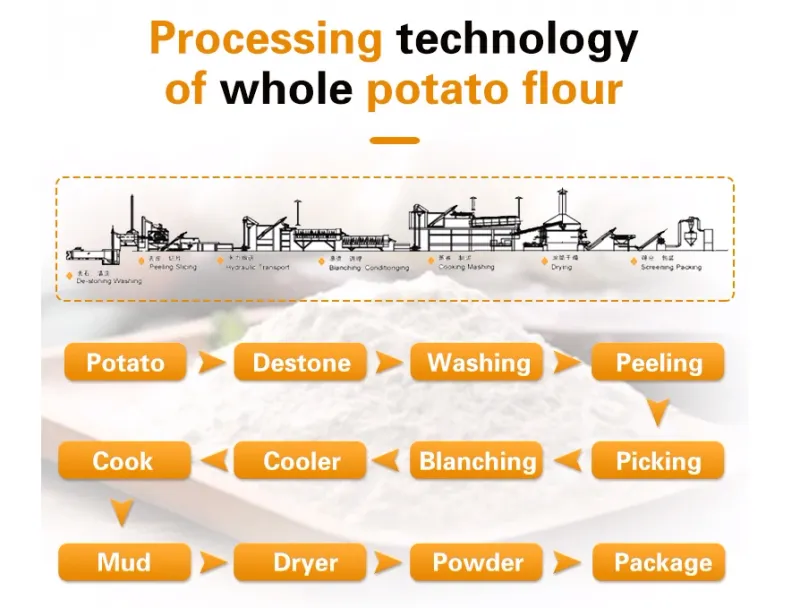 Potato Flake Powder Production Line