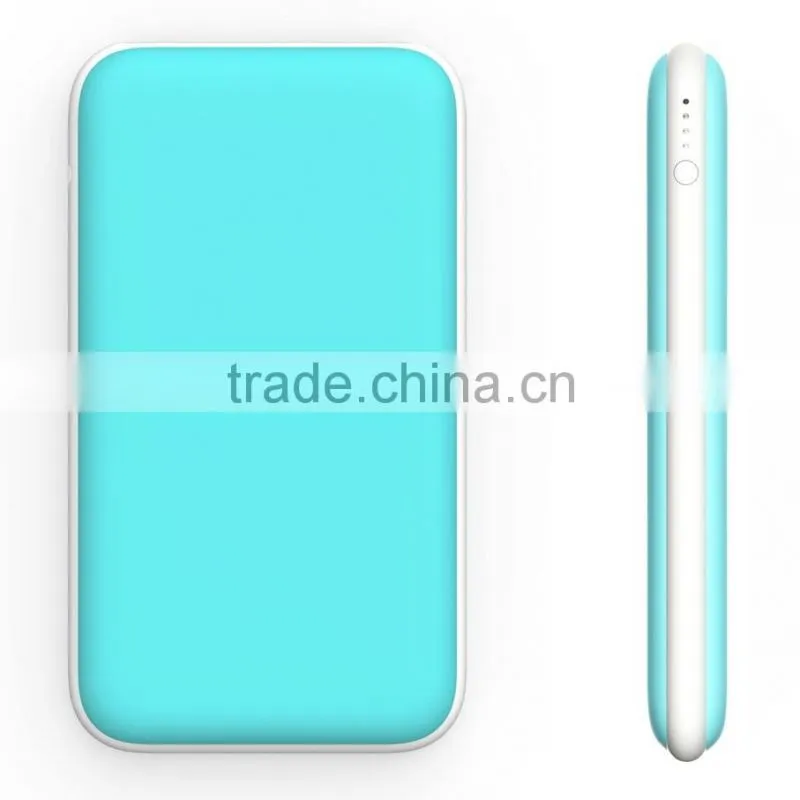 New products 2016 power bank 10000mah ,smart power bank with safety protect ,over-charge, over-discharge, over-current, etc.