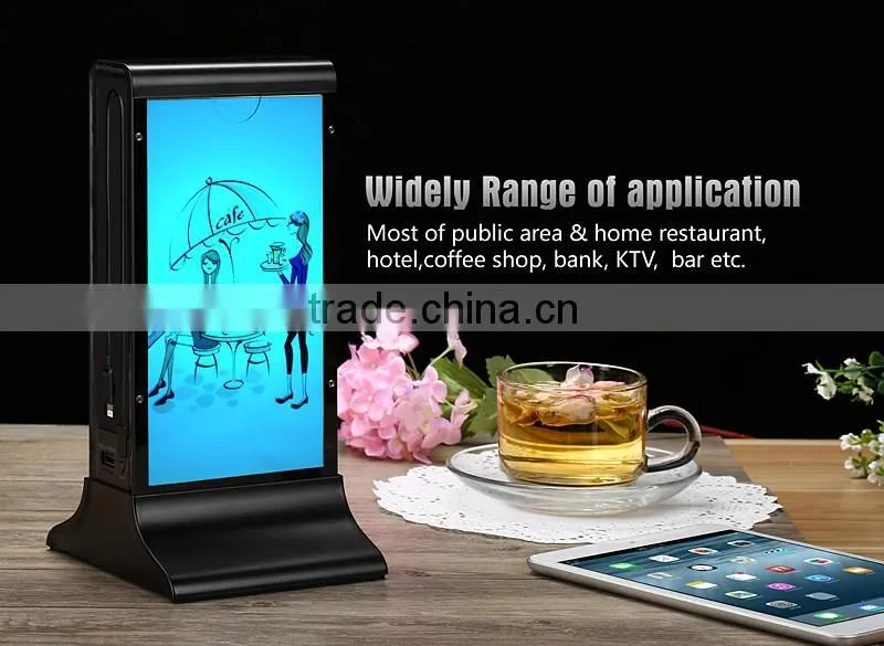 Restaurant or coffee shop menu 50000mah power bank with LED light