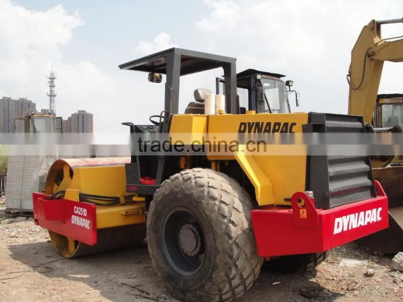 Used Dynapac ca25 road roller for sale,compactor roller for sale