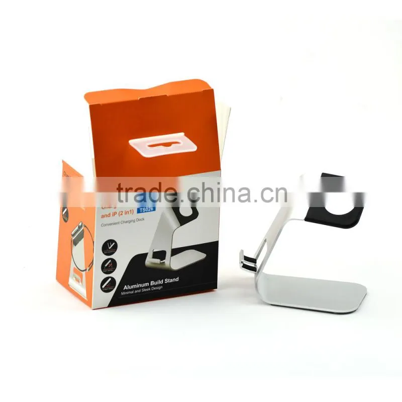 New Arrival Aluminum Stand For I watch Stand Gold Mobile Phone Charge Stand