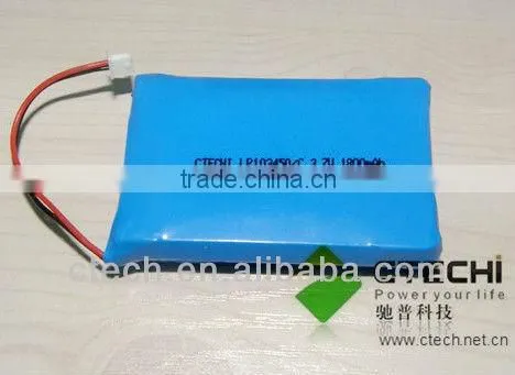 li-polymer LP103450 rechargeable battery