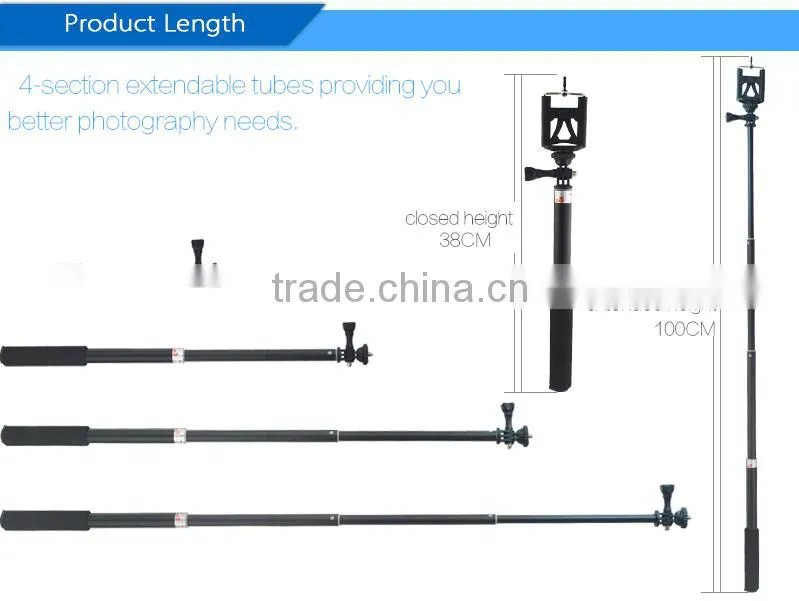 Family photo stable selfie stick monopod