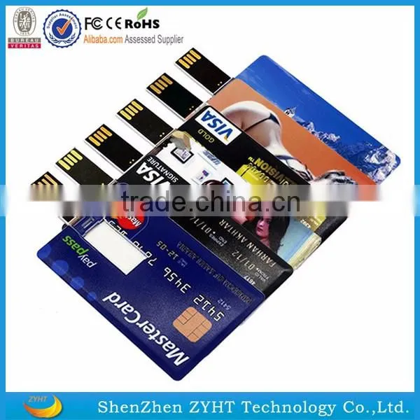 China wholesale USB card customized promotional gift USB flash drive