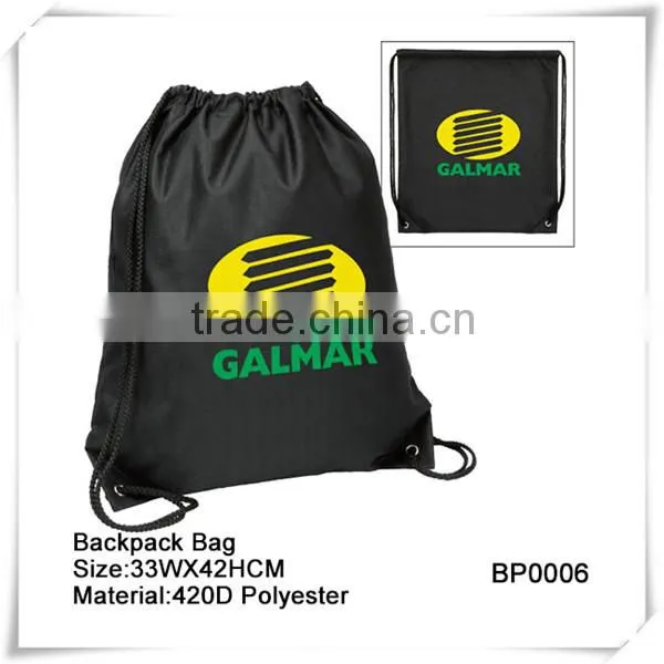 Wholesale Waterproof Backpack Custom Drawstring Bag