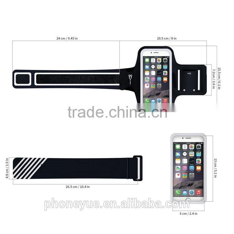 Fashion Sports Gym Running Waterproof Touchable Arm Band For iPhone 6 Plus