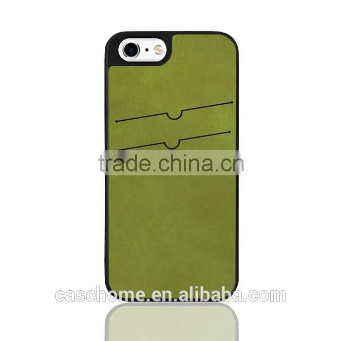 Hard PC Case PU Material Protective Back Cover for iphone SE
