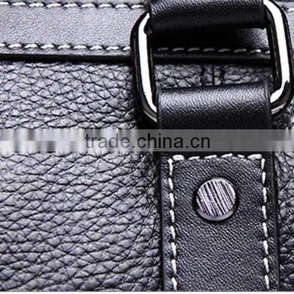 2014 Hot Selling Genuine Leather Lawyer Large Briefcase