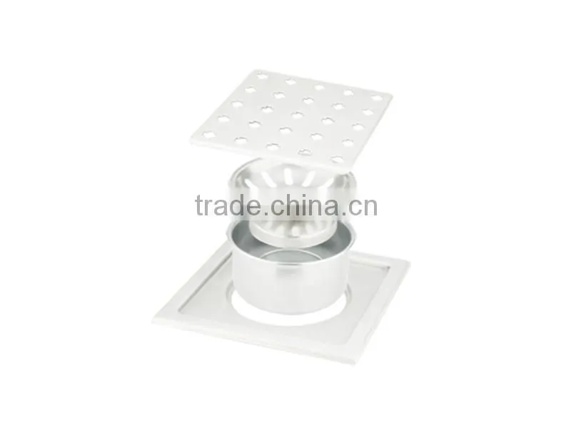 715 Square stainless steel floor drain