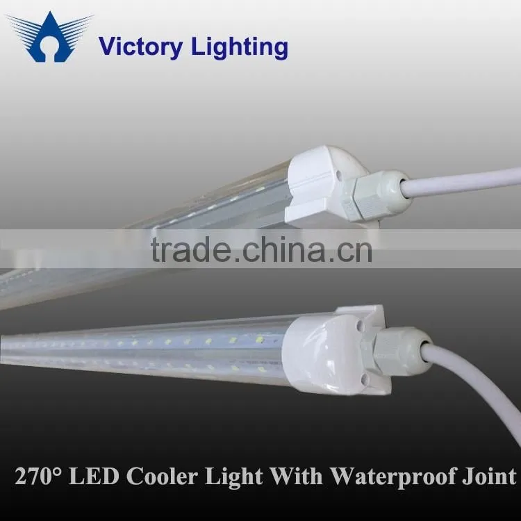 Manufacturing CE rohs dlc emc Certified v shape light tube led t8 tube light 4ft 22w japanese led light tube 24w t8