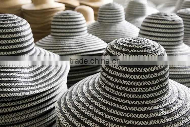 Pompom Fashion Summer Paper Straw Hat China Manufacturer