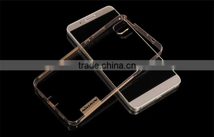 Orginal Nillkin Soft TPU Full Rubber Back Cover for Huawei Honor 7 Clear Gel Case with Dust Plug MT-5370
