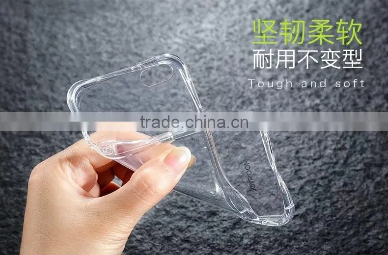 Joyroom 0.2mm clear soft nano explosion-proof membrane for iphone6s/6 Classic soft TPU gasbag case 2in1 set for iphone6s/6