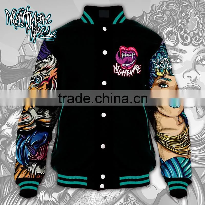 sublimation varsity jacket wholesale