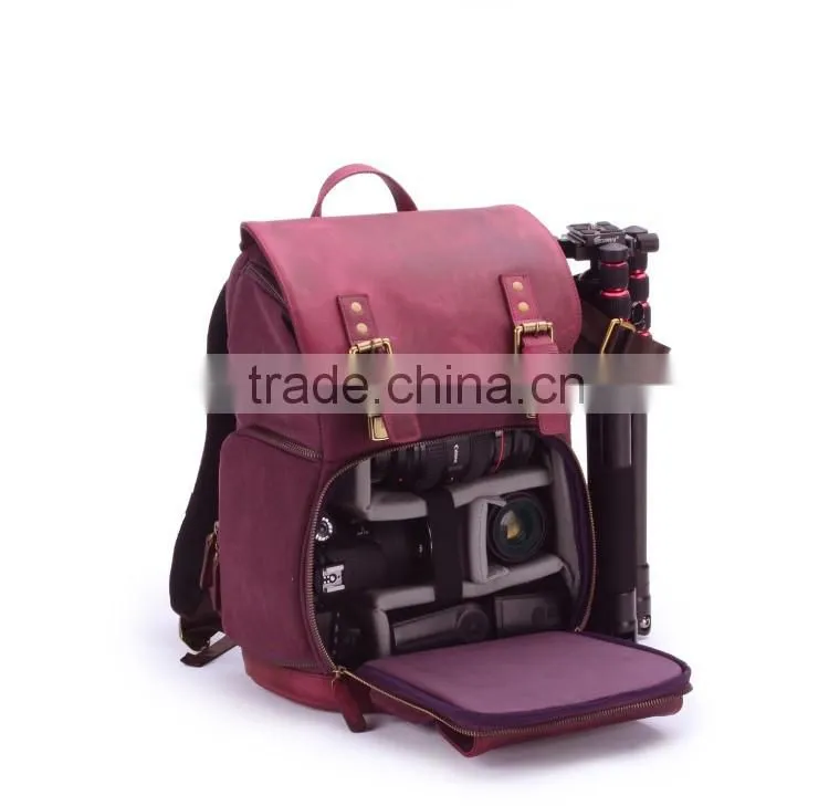 2016 michael korss leather lady travelling backpack,vintage waterproof Digital Cameras backpack