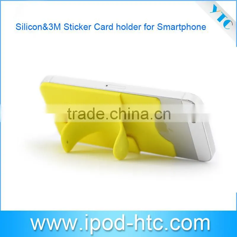Silicone card holder, mobile phone case card holder wallet, Silicone Card Holder