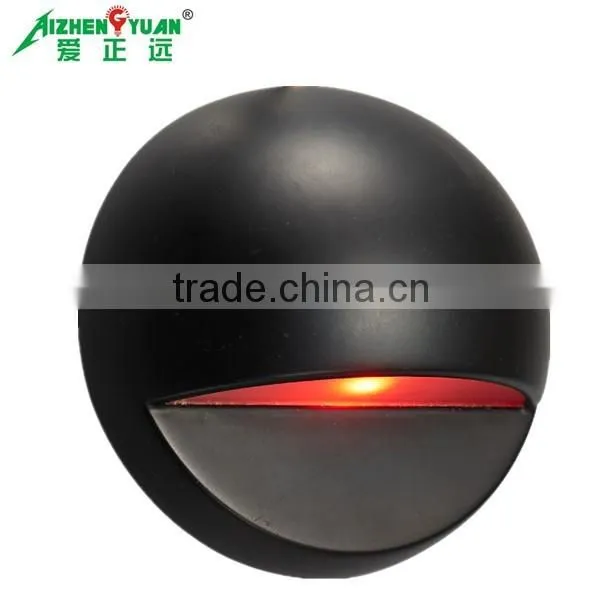 Aluminum commercial round led stair wall light