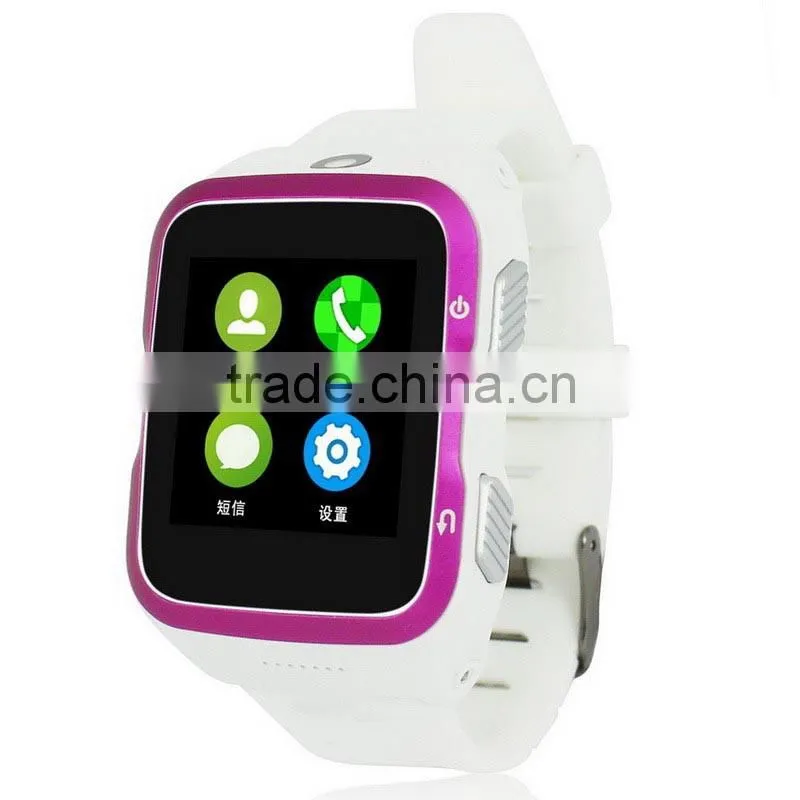 3G WCDMA Android V5.1 Smart Watch Phone Wifi Bluetooth Smartwatch GPS Sport Wristwatch 1.54" PWM Screen HD 2.0M Camera