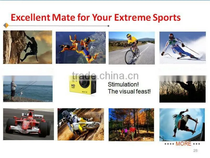 hot sales 2016! Waterproof 1080P Full HD Mini DV with WIFI Sports Camera 12MP , Waterproof DV-19