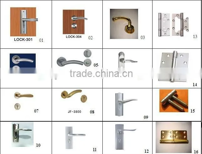 pvc solid wood frame style door
