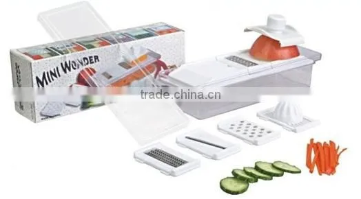 Multi-functional plastic Mandoline Slicer Grater