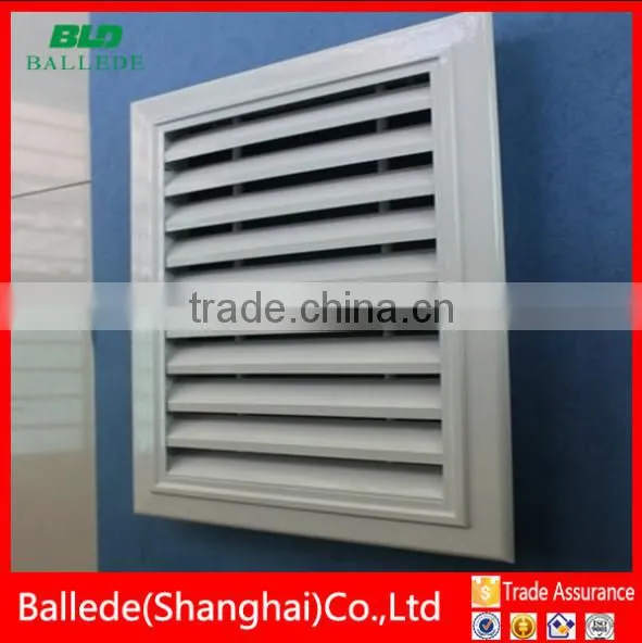 HVAC system powder coated air louver