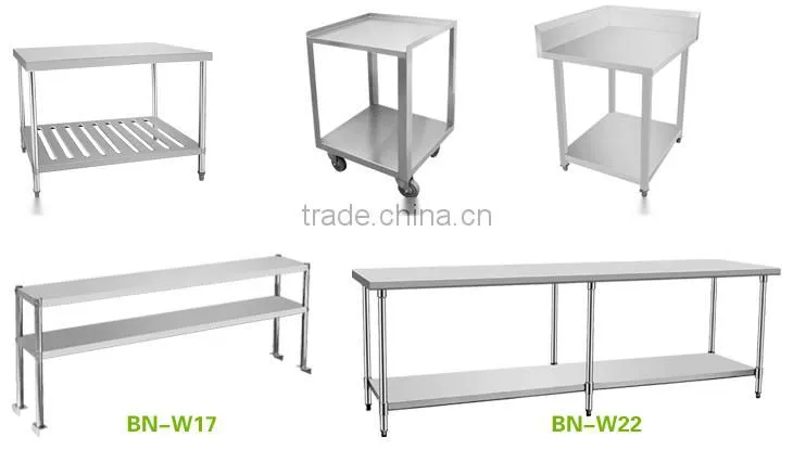 Wholesale Stainless Steel Work Table/Stainless Steel Prep Work Tables BN-W14